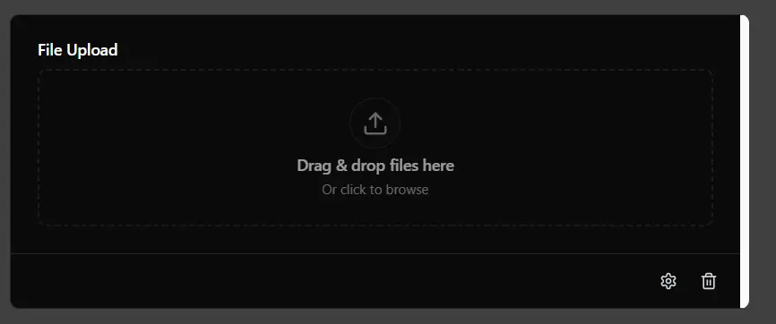 File Upload Field